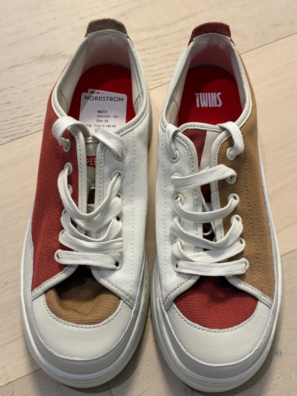 Camper Twins Lightweight Colorblock Sneakers — EU 39 — Never Worn